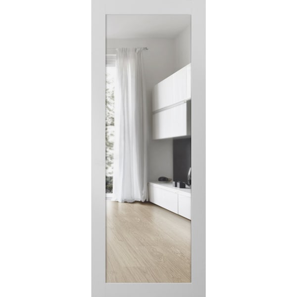 Sartodoors Slab Interior Door, 36" x 80", White LUCIA2166S-BEM-36 - main